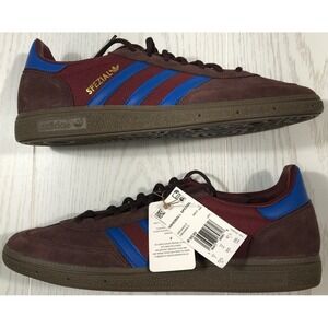 Adidas Handball Spezial Night Red Blue Stripes IF9530 Size 12.5 Men Low Top New